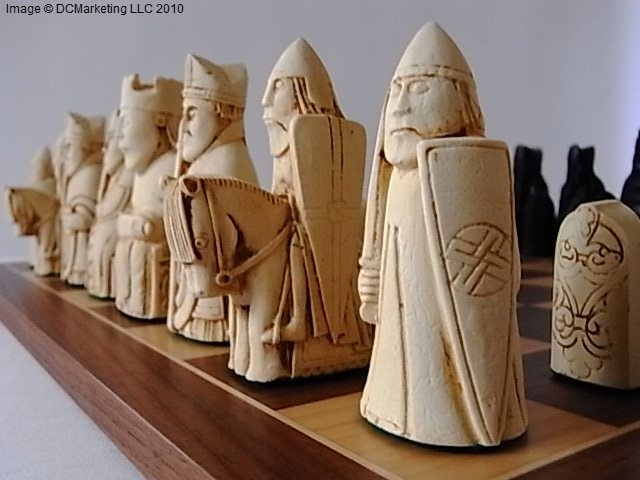 Isle of Lewis Chess Set - Ivory